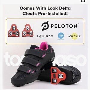 Tommaso Pista Womens Peloton Cycling Shoes Size 9/10